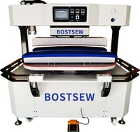 BOS-6M002 全自动转头下摆粘合压平机(弧形）